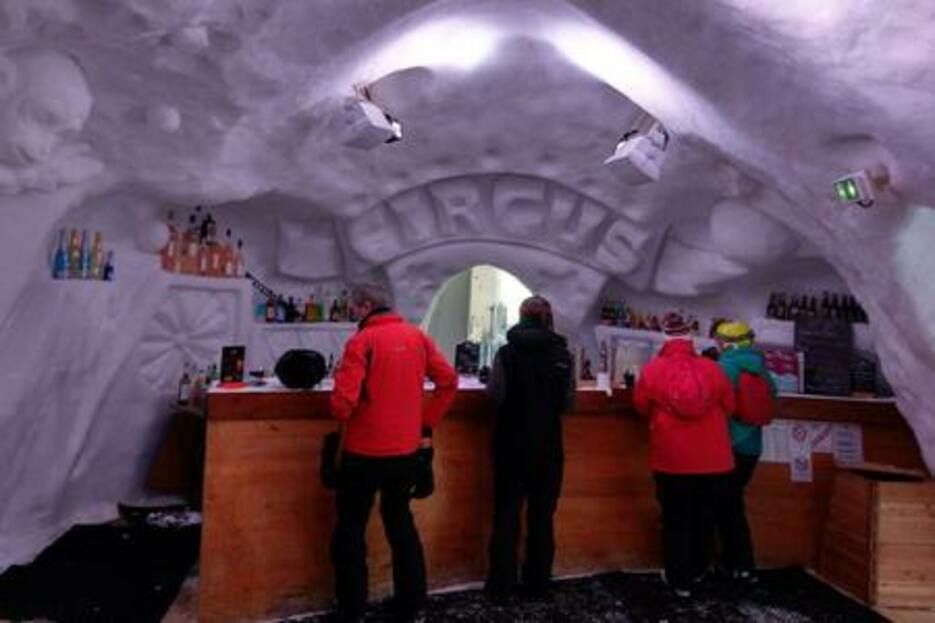 Grotte de glace, Avoriaz Grotte de glace, Avoriaz