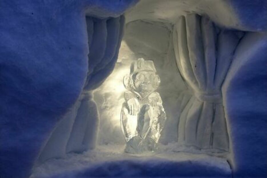 Grotte de glace, Avoriaz Grotte de glace, Avoriaz
