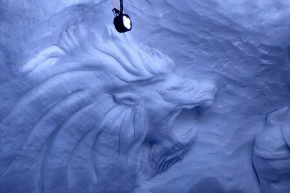 Grotte de glace, Avoriaz Grotte de glace, Avoriaz